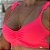 Top Butterfly Rosa Flour Neon - Imagem 1