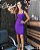 Vestido Lux Bandagem Premium Violeta - Imagem 1