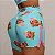 Shorts Ziper Empina BumBum Azul Algodão Doce - Estampa Chiclete - Imagem 2