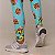 Legging Link Azul Algodão doce c/ Estampa Chiclete - Imagem 3