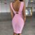 Vestido Sexy Cut Bandagem Premium Preto - Imagem 3