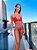 Conjunto de Biquini de Fita Premium Vermelho Liso - Imagem 1