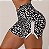 Shorts Ziper Empina BumBum - Estampa Onça Preta - Imagem 1