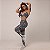Legging Ziper - Estampa Onça Preta - Imagem 1
