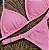 Conjunto de Biquini de Fita Premium Rosa Barbie Texturizado - Imagem 2