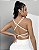 Top Seamless (Sem costura) Gringa Mood Zero Transparência Off White - Imagem 3