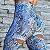 Legging Intense Empina Bum-Bum Estampa Cobra Azul - Imagem 1
