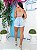Shorts Destroyed Jeans Azul Claro 100% Algodão Original - Imagem 3