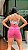 Shorts Barbiecore Fru-Fru c/ bolsinho - Rosa - Imagem 2
