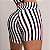 Shorts Ziper Empina BumBum - Estampa Lines - Imagem 2