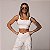 Legging Egito Fru-Fru c/ Empina Bumbum - Estampa Marmorizado Dourado c/ Branco - Imagem 6