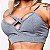 Top Double Strappys Cinza Mescla - Imagem 1