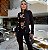 Calça Montaria Skinny c/ cinto revestido e fivela Quadrada Dourada - Imagem 7