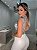 Body Renda Dourada em Tulê Branco c/ Top e bojo embutido - Imagem 2