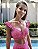 Top Ciganinha - Estampa Onça Pink - Imagem 1