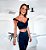 Conjunto Blackout Legging V + Top Ciganinha - várias cores - Imagem 2