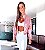 Jaqueta Bomber Holográfica Corta-Vento Rosa Claro - Imagem 1
