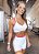 Conjunto Maxxi Branco Pink e Chocolate - Imagem 1