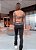 Conjunto Blackout Legging Chapa-Barriga + Top Manga Longa Ula Estampa Onça - Imagem 2