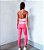 Conjunto Cintos Fale Rosa-choque com Top Rosa Neon Zero Transparência - Imagem 2