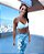 Legging Jump Estampa Flowers Autumn Blue Sky - Imagem 5