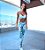 Legging Jump Estampa Flowers Autumn Blue Sky - Imagem 4