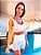 Conjunto Shorts Strappys + Top Basics Amarelo Claro c/ Nude - Imagem 1