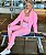 Jaqueta Bomber Puffer Baby Cute Rosa Barbie - Imagem 1