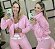 Jaqueta Bomber Puffer Baby Cute Rosa Barbie - Imagem 2