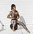 Conjunto Shine Coral Metalizado | Top de um ombro c/ nózinho + Legging Basics - Imagem 4