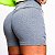 Shorts-Saia Mini-Saia Fru-Fru Curto Cinza Mescla - Imagem 2