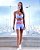 Conjunto Cintos Fake Girl Blackout Zero Transparência Shorts Branco com lilas - Imagem 6