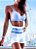 Conjunto Cintos Fake Girl Blackout Zero Transparência Shorts Branco com lilas - Imagem 2