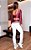 Conjunto Legging Chapa-Barriga Blackout Zero Transparência Cropped Ula Shine Cirrê Wine - Imagem 2