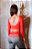 Conjunto Legging Chapa-Barriga com Cropped Ula Mescla c/ Vermelho - Imagem 2