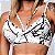 Top Up Strappys Estampa White Vein - Imagem 1