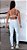 Conjunto Double You Blackout Zero Transparência Branco c/ Rosa Neon - Imagem 2