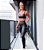 Legging Nervurada Couro Fake - Imagem 2