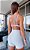 Conjunto Double You Shorts Blackout Zero Transparência Nude com Rosa Neon - Imagem 2