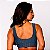 Top Faixa Jacquard Estampa Fake Jeans - Imagem 2