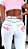 Conjunto WaveTrend Branco c/ Rosa Neon Estampa Fake Jeans Barbie - Imagem 2
