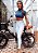 Conjunto WaveTrend Azul Marinho c/ Branco Estampa Fake Jeans Barbie - Imagem 1