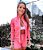 Jaqueta Old School Canelado Rosa-Choque - Imagem 2