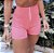 Shorts Old School Canelado Rosa-Choque - Imagem 1