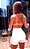 Conjunto Double You Shorts Blackout Zero Transparência Branco com Rosa Neon - Imagem 2