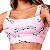 Top Faixa Estampa Baby Cats Alças Fixas - Imagem 1