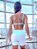 Conjunto PRO Athlete Girls Branco Blackout Zero Transparência com detalhes Rosa Neon e Turquesa - Imagem 2