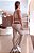 Conjunto Egito Queen Legging Dourado Zero Transparência em Jacquard com detalhe marrom Estampa Golden Woman - Imagem 2