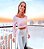 Legging Ice Cream Blackout Zero Transparência Gelo c/ faixas Branco, Nude e Rosa bebê - Imagem 3