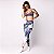 Legging Jump FruFru c/ Empina Bum-Bum - Estampa Ocean Nights - Imagem 3